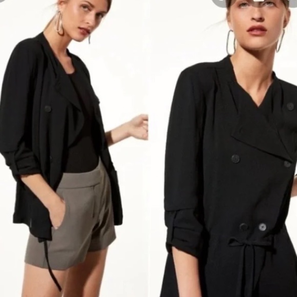 Aritzia Babaton Hamelin Crepe Jacket Blazer, XS